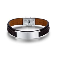 Bracelet Brand Homme Basic in Cuir 35BR006 - 35BR006